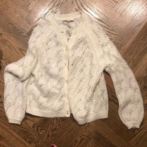 Sezane white cardigan - S size